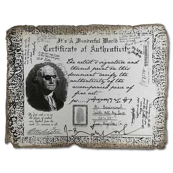 Mr. Brainwash "With All My Love" Original Mixed Media - Picture 3 of 3